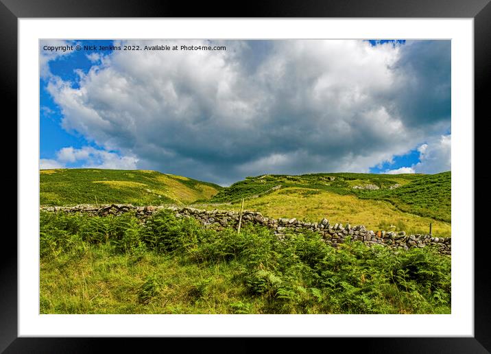 Barbondale View of the Fells between Barbon and De Framed Mounted Print by Nick Jenkins