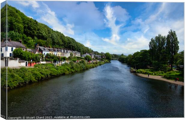 River Lee in Cork, Ireland Canvas Print by Stuart Chard