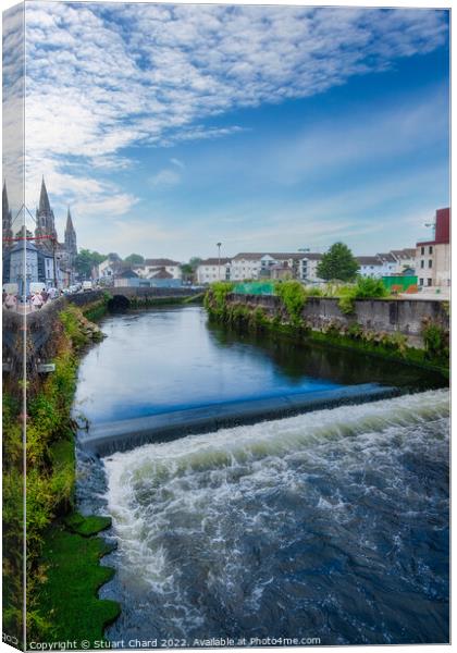 River Lee in Cork, Ireland  Canvas Print by Travel and Pixels 
