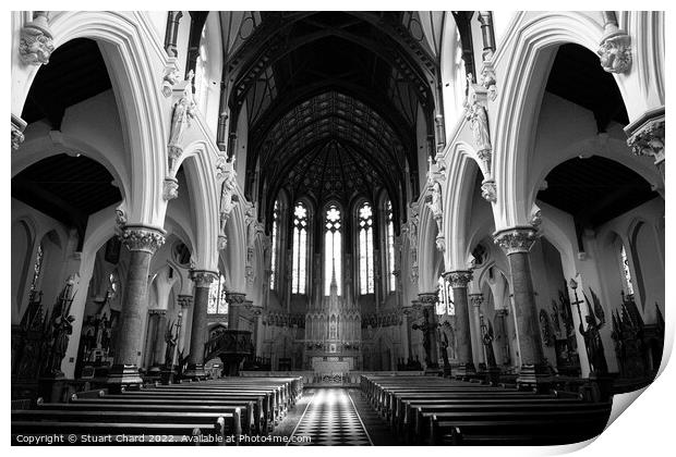 St Colman's Cathedral, Cobh, Ireland Print by Stuart Chard