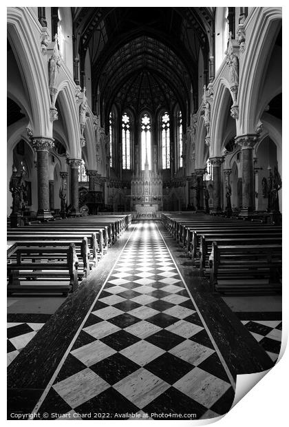 St Colman's Cathedral, Cobh, Ireland Print by Stuart Chard