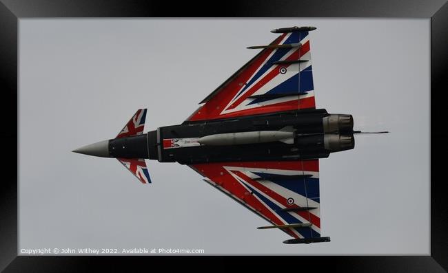Blackjack Eurofighter Typhoon Framed Print by John Withey