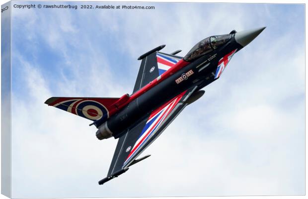 Union Jack Typhoon Canvas Print by rawshutterbug 