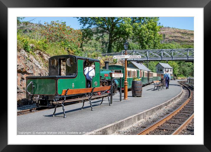 Tan-Y-Bwlch Station Framed Mounted Print by Hannah Watson