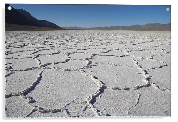 Badwater Basin, Death Valley Acrylic by Sharpimage NET
