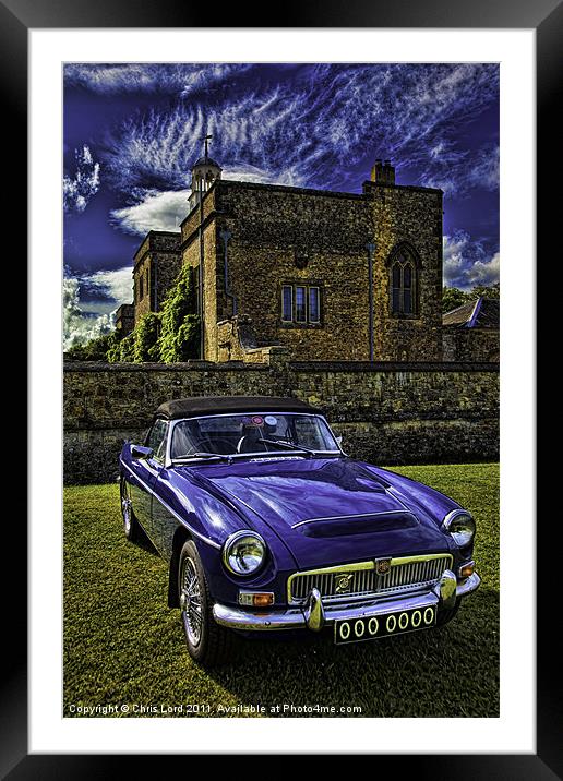 The Stately MG Framed Mounted Print by Chris Lord