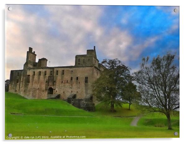 Linlithgow palace Acrylic by dale rys (LP)