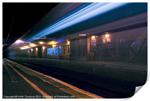 Drem Train Station Print by Keith Thorburn EFIAP/b