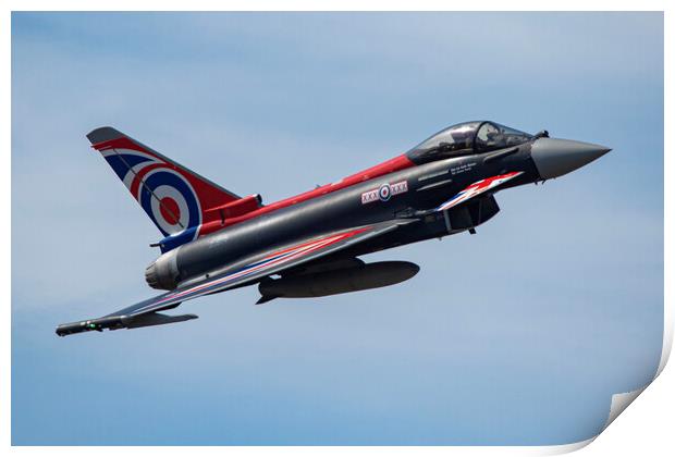 RAF Typhoon Blackjack Print by J Biggadike