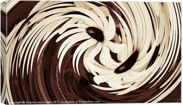 Chocolate and cream Canvas Print by Sharon Lisa Clarke