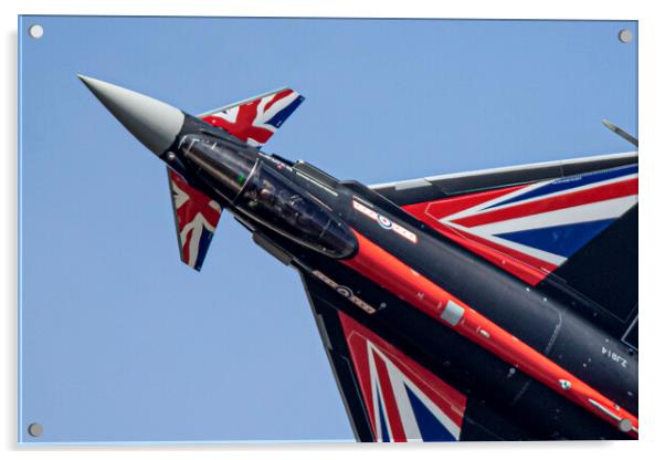 RAF Typhoon Blackjack Acrylic by J Biggadike