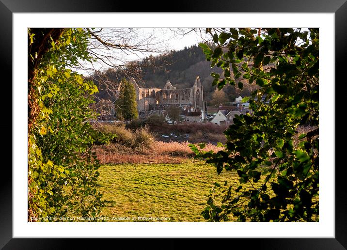 Tintern Abbey, Monmouthshire, Wales, UK Framed Mounted Print by Gordon Maclaren