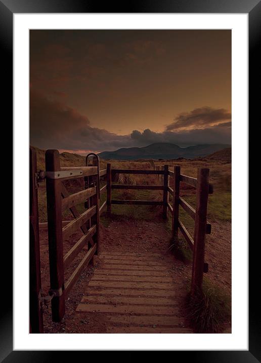 Gateway to the Mournes Framed Mounted Print by pauline morris
