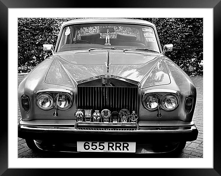 Othersrolls Royce silver shadow 1979  Framed Mounted Print by Tony Williams. Photography email tony-williams53@sky.com