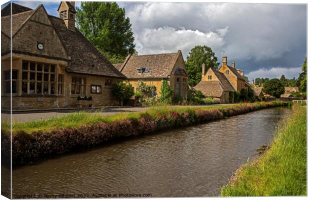 Lower Slaughter  Canvas Print by Jenny Hibbert