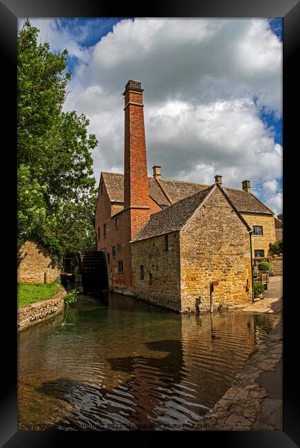 Old Watermill at Lower Slaughter Cotswolds Framed Print by Jenny Hibbert