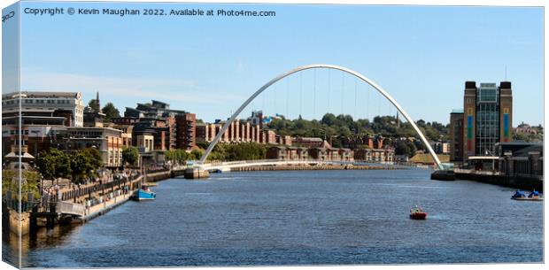 The Millennium Bridge Canvas Print by Kevin Maughan