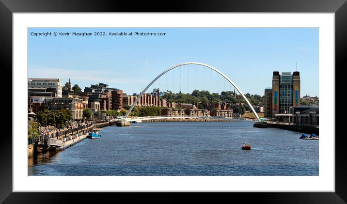The Millennium Bridge Framed Mounted Print by Kevin Maughan