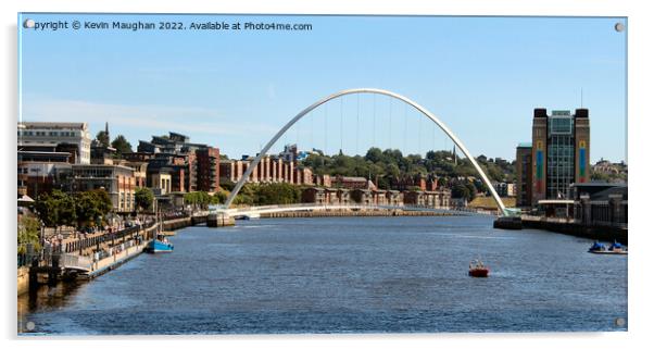The Millennium Bridge Acrylic by Kevin Maughan