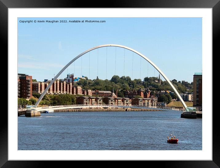 The Blinking Eye of Gateshead Framed Mounted Print by Kevin Maughan