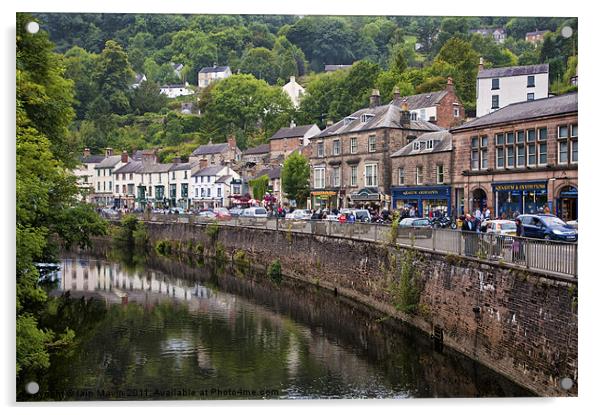 Matlock Bath - Day Acrylic by Iain Mavin