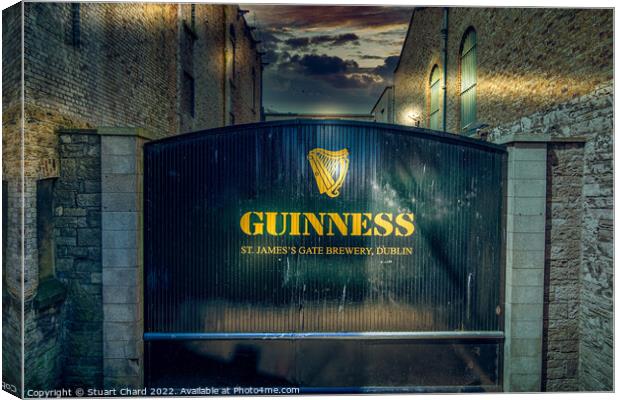 The Guiness Gates Canvas Print by Travel and Pixels 