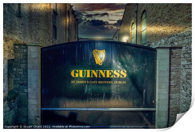 The Guiness Gates Print by Travel and Pixels 