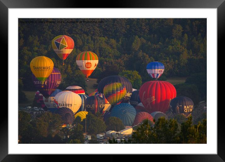 Bristol Balloon Fiesta Framed Mounted Print by Mark Rosher