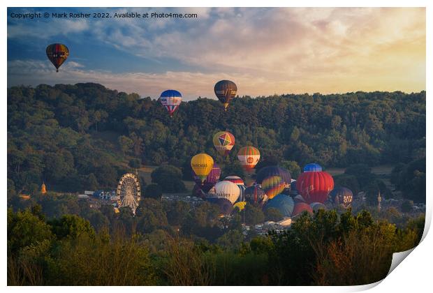 Bristol Balloon Fiesta 2022 Print by Mark Rosher