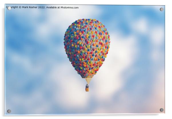 Balloon on the Up Acrylic by Mark Rosher