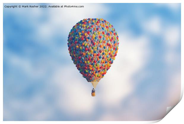 Balloon on the Up Print by Mark Rosher