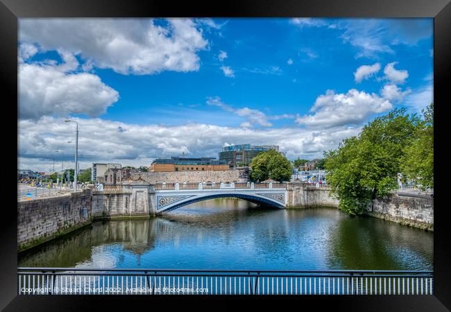 Sean Heuston Bridge Dublin Framed Print by Travel and Pixels 