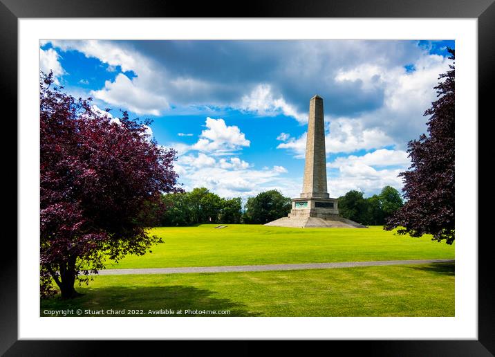 The Wellington Monument Dublin Framed Mounted Print by Travel and Pixels 