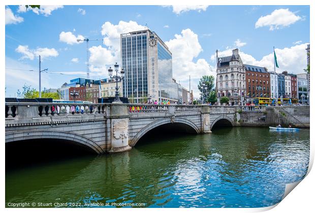 Dublin Cityscape Print by Travel and Pixels 