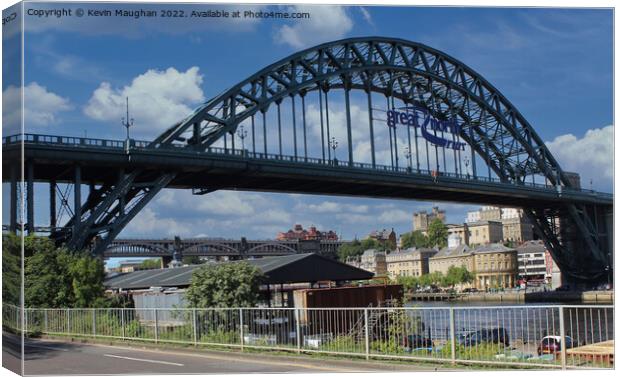 A Majestic Gateway to Tyneside Canvas Print by Kevin Maughan
