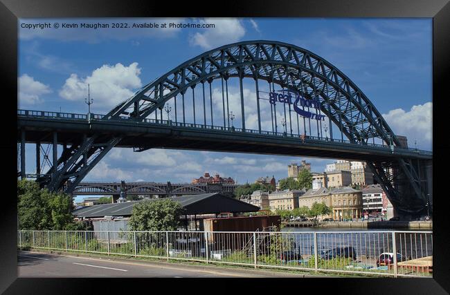 A Majestic Gateway to Tyneside Framed Print by Kevin Maughan