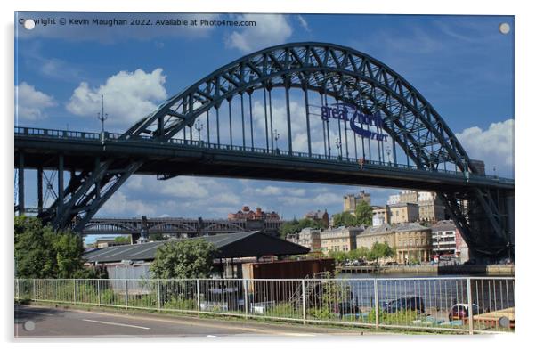 A Majestic Gateway to Tyneside Acrylic by Kevin Maughan