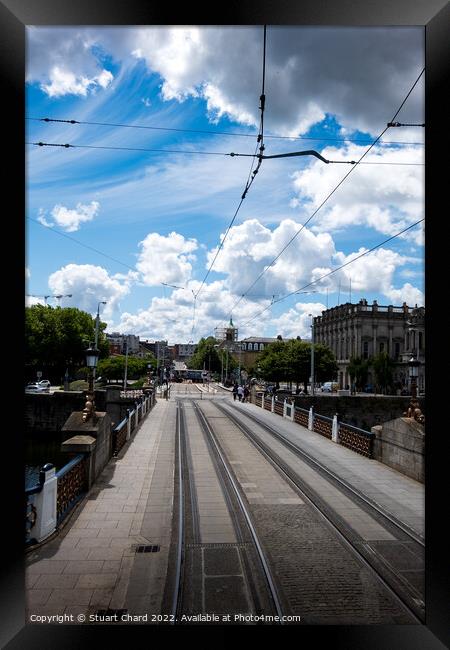 Dublin Cityscape Framed Print by Travel and Pixels 