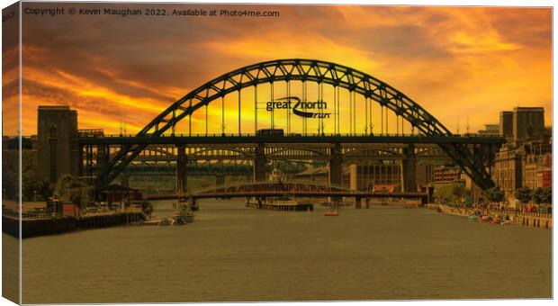 The Tyne Bridge Canvas Print by Kevin Maughan