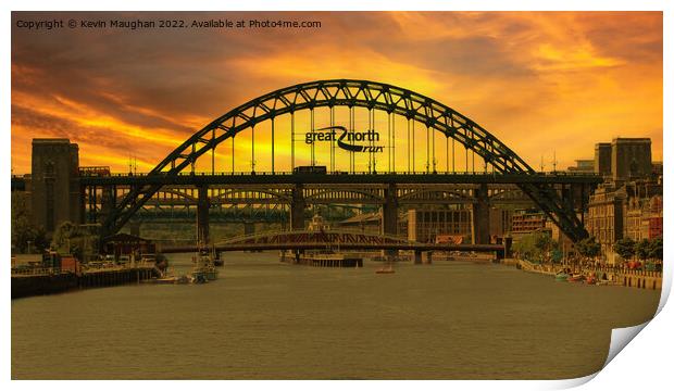 The Tyne Bridge Print by Kevin Maughan