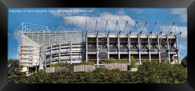 St James Park Football Stadium Framed Print by Kevin Maughan