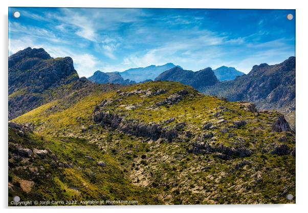 Formentor Mountains - CR2204-7447-ORT Acrylic by Jordi Carrio