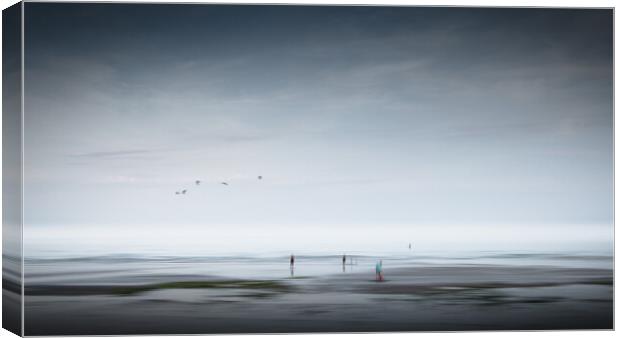 Low Tide Canvas Print by Mark Jones