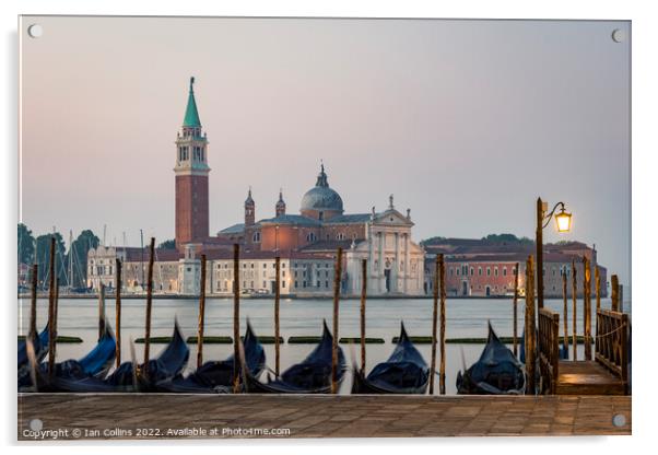 San Giorgio Maggiore Morning Acrylic by Ian Collins