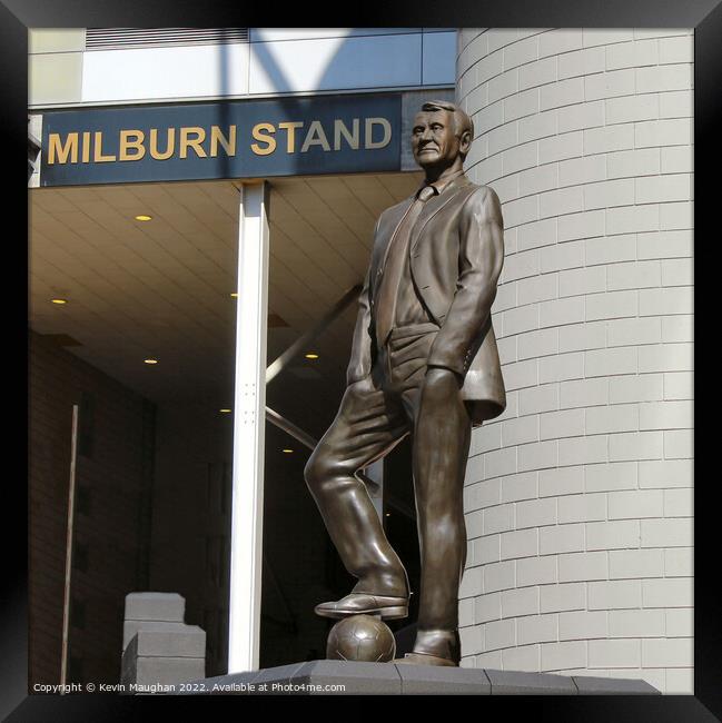 Sir Bobby Robson Statue Framed Print by Kevin Maughan