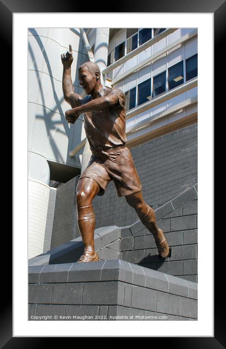 Alan Shearer Statue Framed Mounted Print by Kevin Maughan