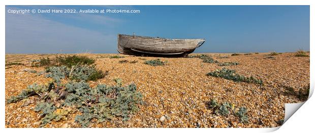 Dungeness boat Print by David Hare