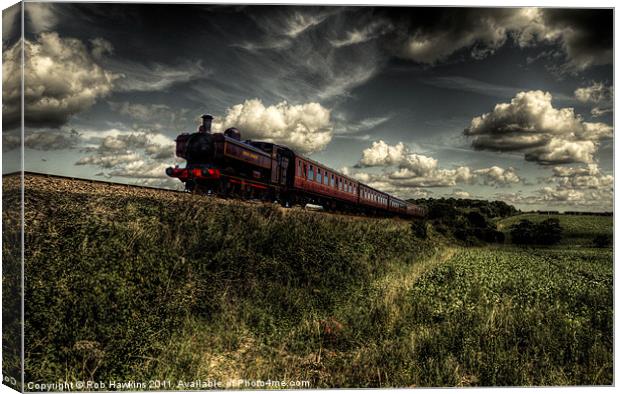 Pannier on the North Norfolk Canvas Print by Rob Hawkins