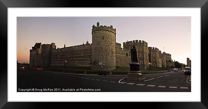 Windsor at dawn Framed Mounted Print by Doug McRae