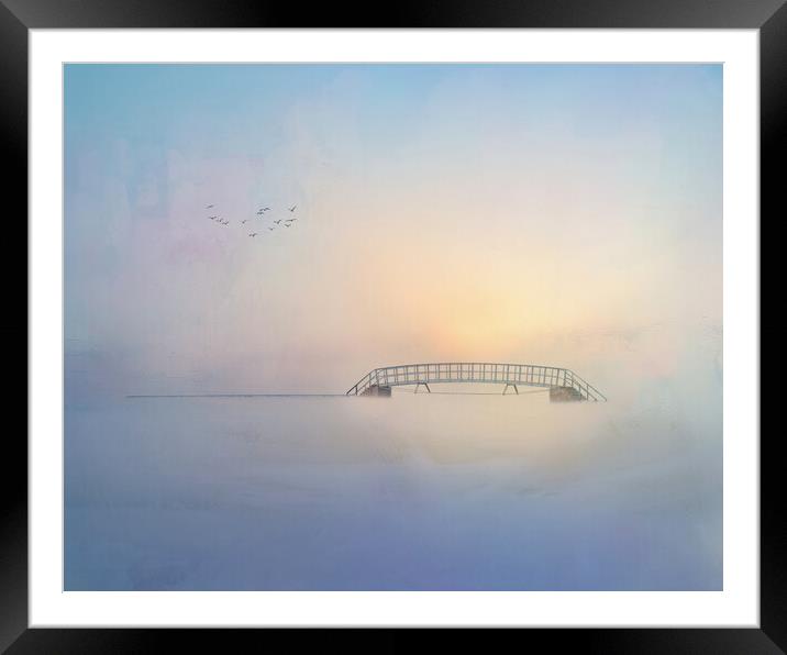 The Bridge to Nowhere  Framed Mounted Print by Anthony McGeever